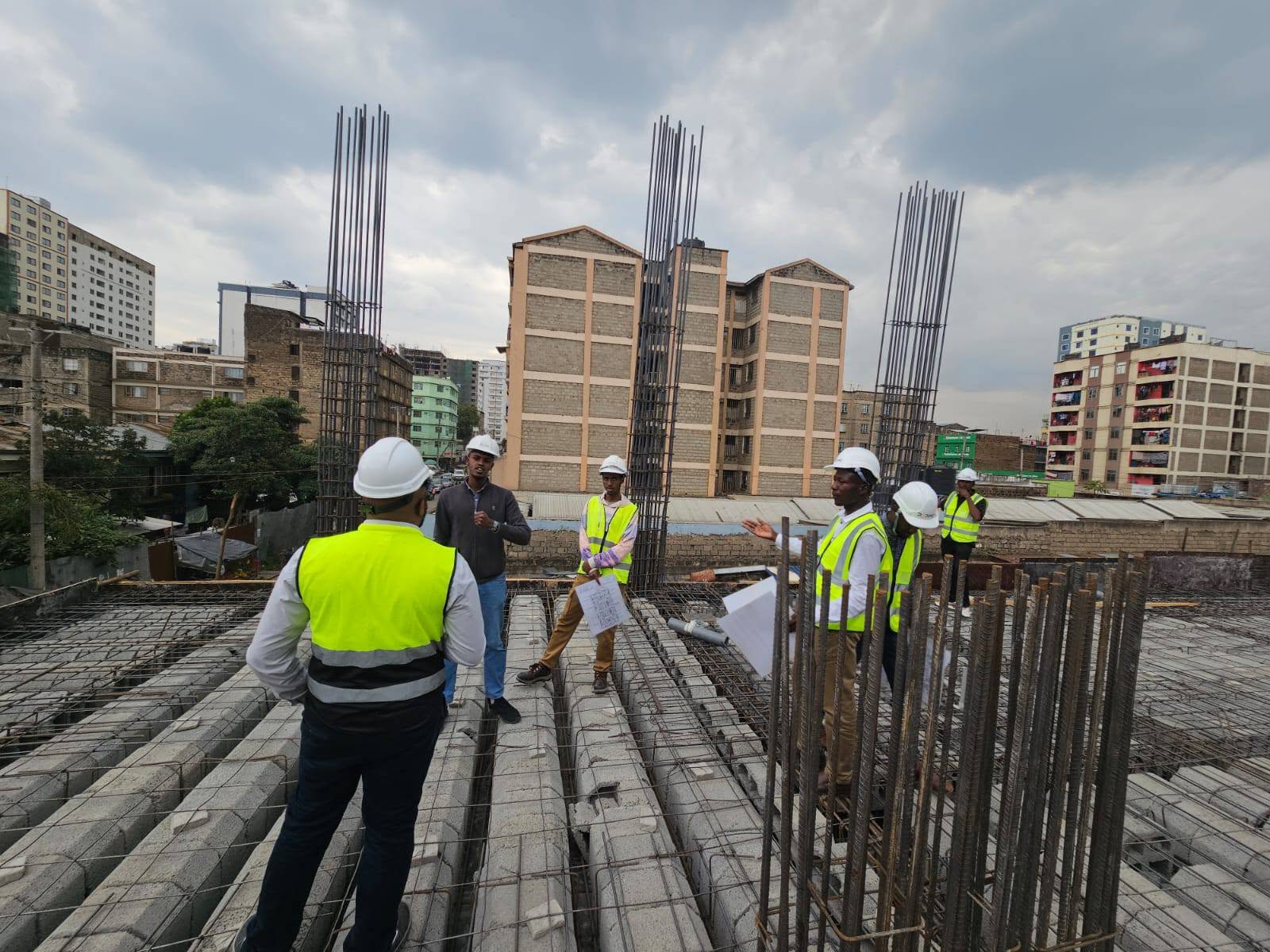 Expert engineering team at Sylatech Construction Nairobi